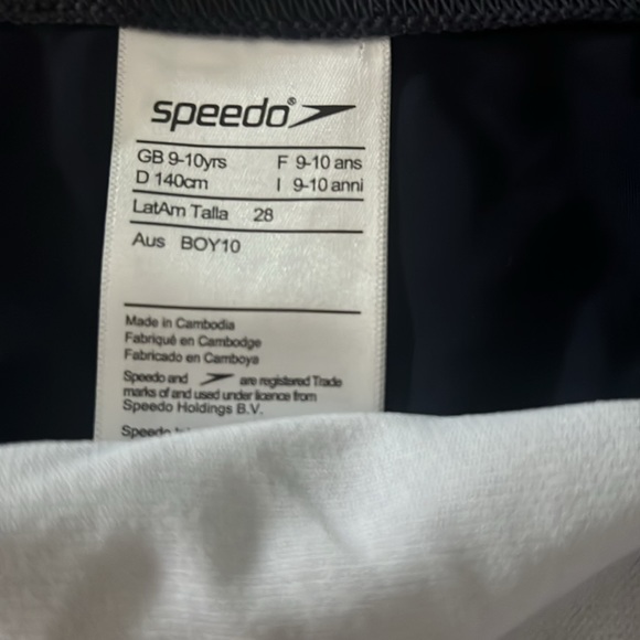 Speedo lot of 3 bathing suit boy 9 10 - Picture 6 of 7